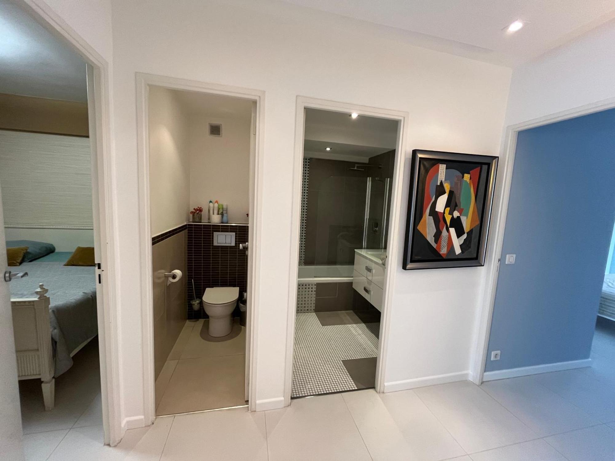 Appartement Calme Familial 3 Ch Avec Terrasses Juan-les-Pins Zewnętrze zdjęcie